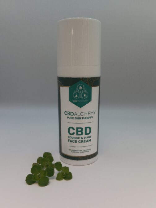 Crème hydratante au CBD pour le visage