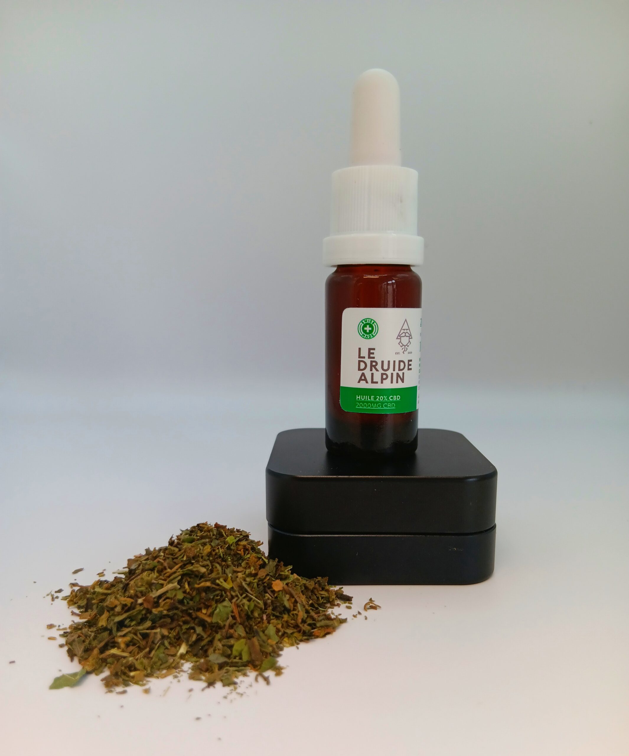 Huile sublinguale CBD 10ml 20% Le Druide Alpin