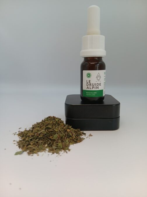 Huile sublinguale CBD 10ml 5% Le Druide Alpin