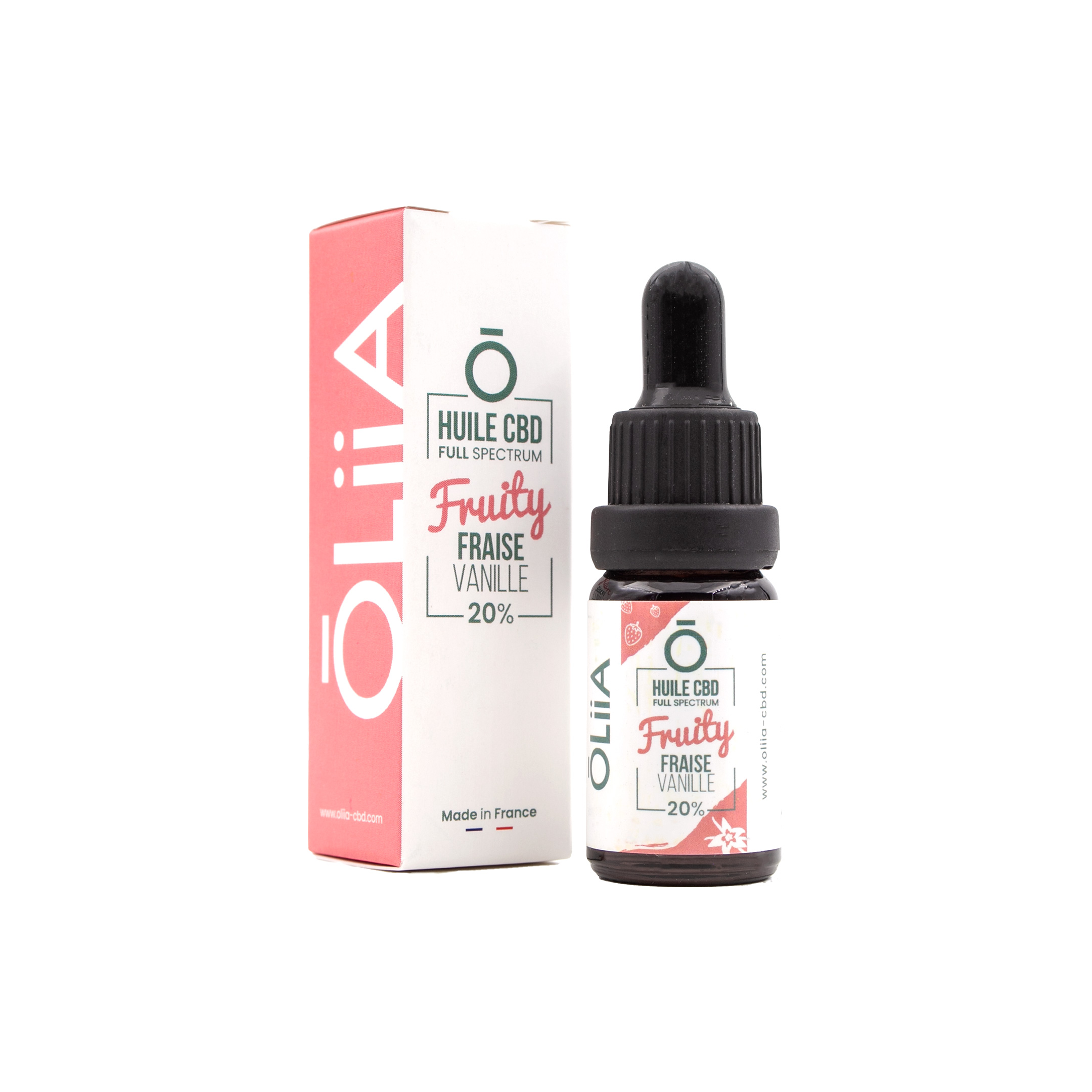 Huile CBD Fraise & Vanille
