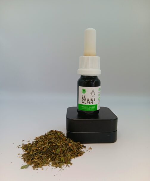 Huile sublinguale CBD CBG 10ml 10% Le Druide Alpin